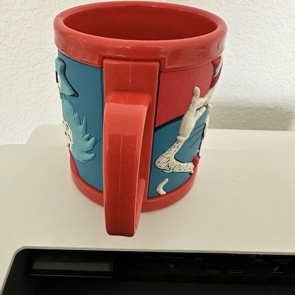Dr Seuss Cat in the Hat Mug Universal Studios Things 1 & 2 Plastic Mug "Lucas" - Picture 6 of 9